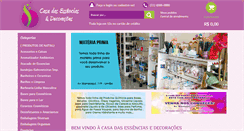 Desktop Screenshot of essenciasedecoracoes.com.br